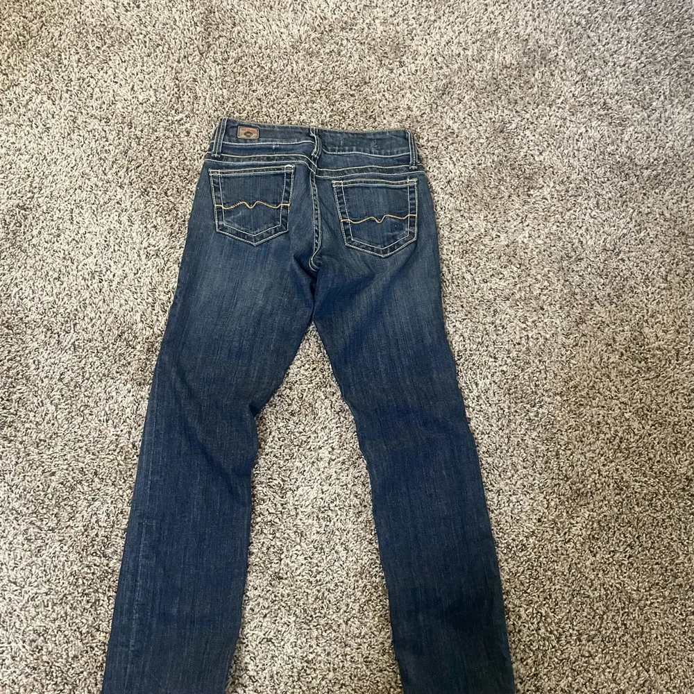 Red Engine Boot Cut Jeans - Picture 2 of 5